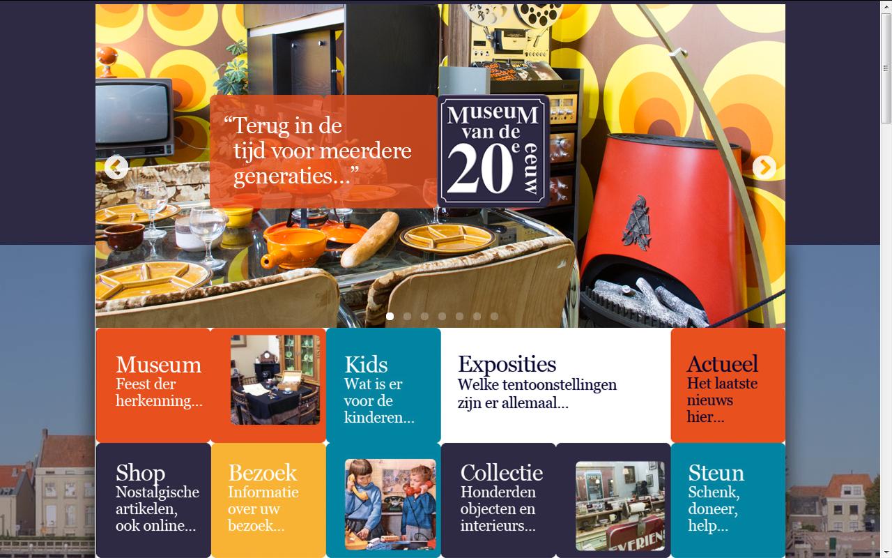 Nieuwe site voor Museum van de 20e Eeuw