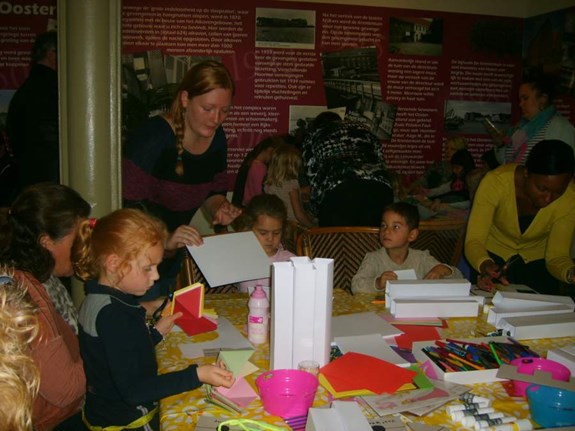 Disney-knutselen in het museum succes