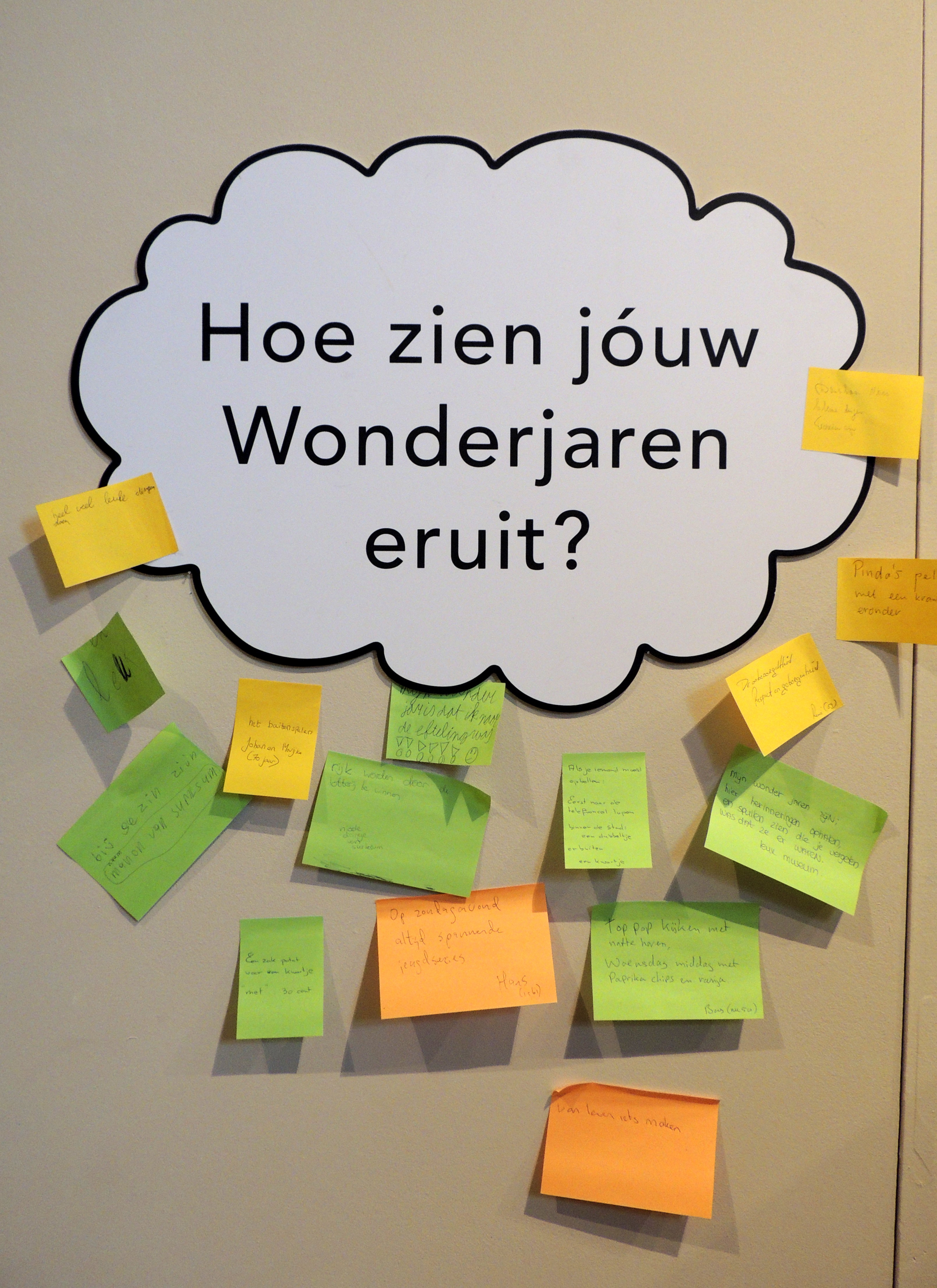 Publiek deelt herinneringen in museum