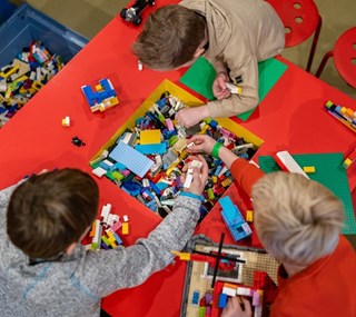 Kinderfeestje LEGO museum 6